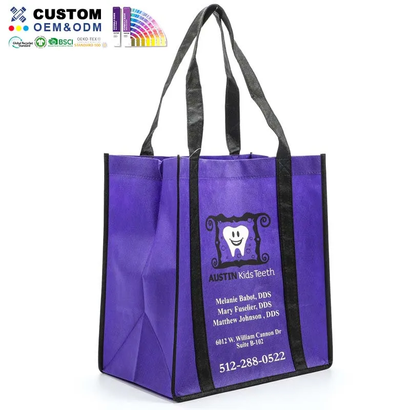 Borsa tote tradizionale in tessuto non tessuto Austin Dentist