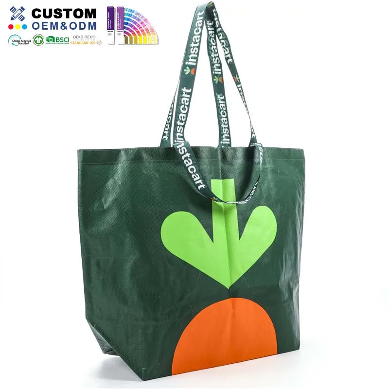 Bolsa Média Ikea Estilo C/ Alça Estampada