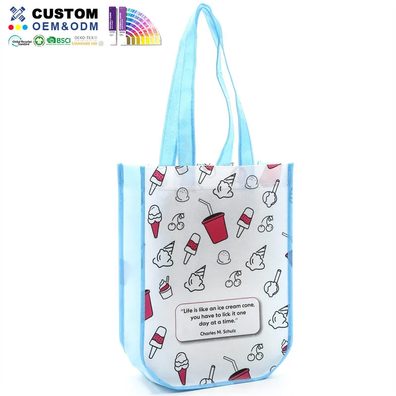 PP Non Woven Curved Corner Shopper