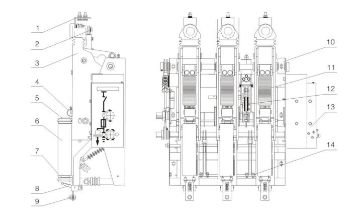 GW-12 Outdoor AC HV Disconnect Switch