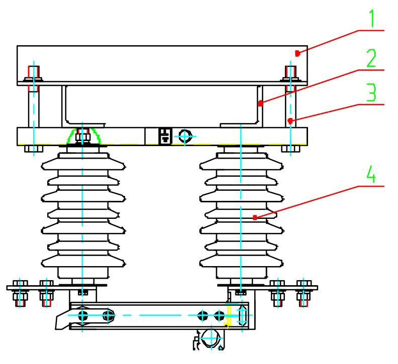 GW9-24 Outdoor AC HV Disconnect Switch