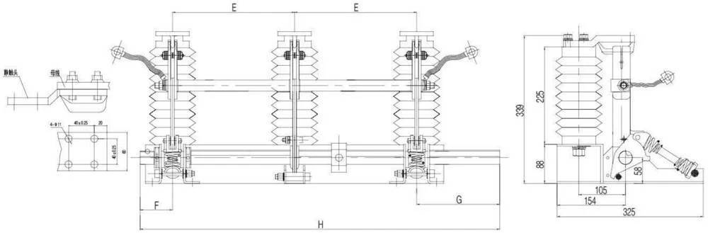 Jn17-12,40 Combined Grounding Switch