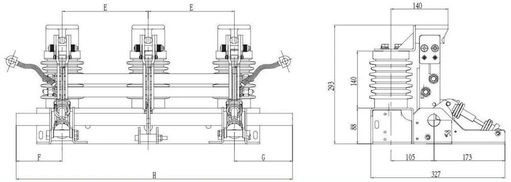 Jn17-12,40 Combined Grounding Switch