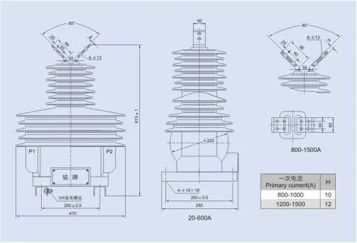 LZZBW-35A Type Outdoor Current Transformer