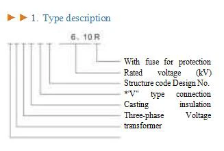 JSZV12A-3, 6, 10R Type Voltage Transformer