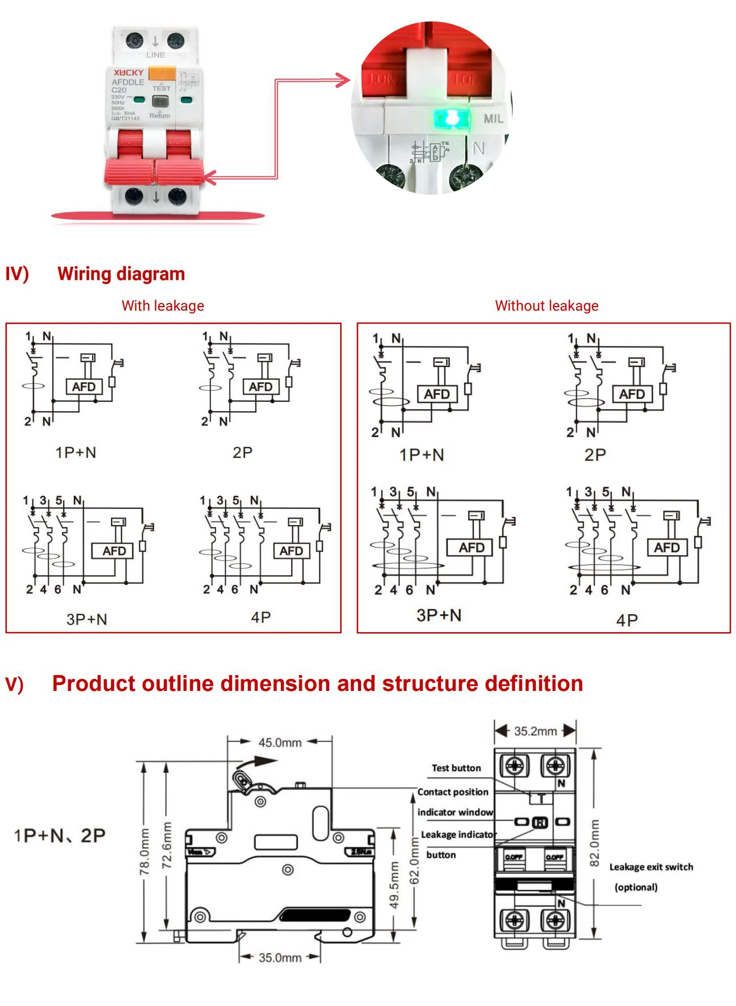 Arc Fault Detection Devices AFDD