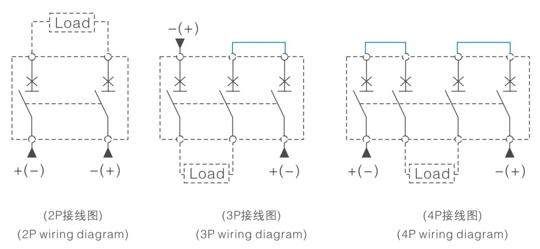 DC product (M1Z- 2000) main circuit wiring diagram