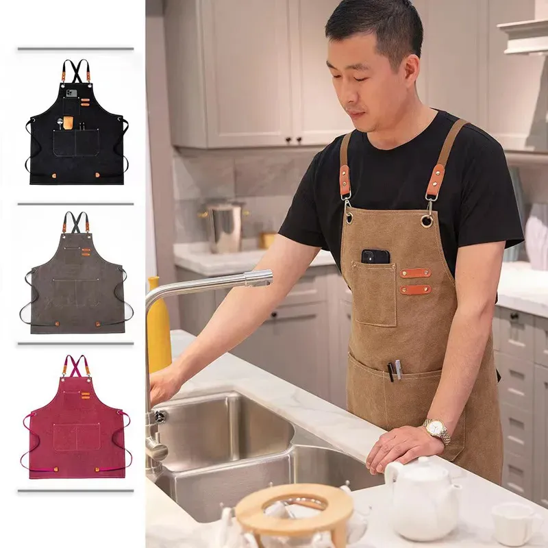 100% Cotton Cooking Kitchen Aprons