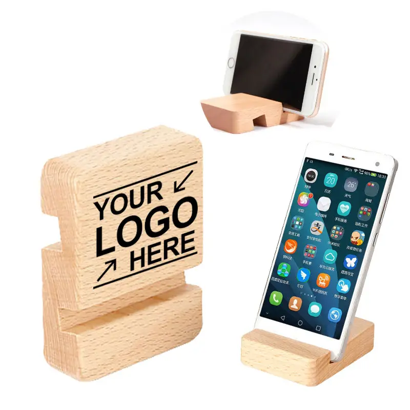 Mini Wooden Phone Holder