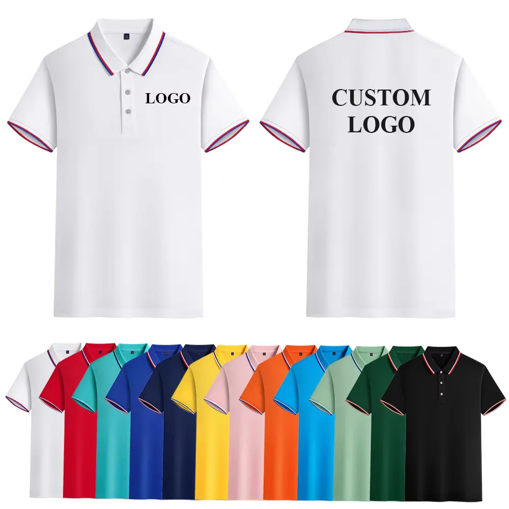 Polyester Cotton Plain polo shirts