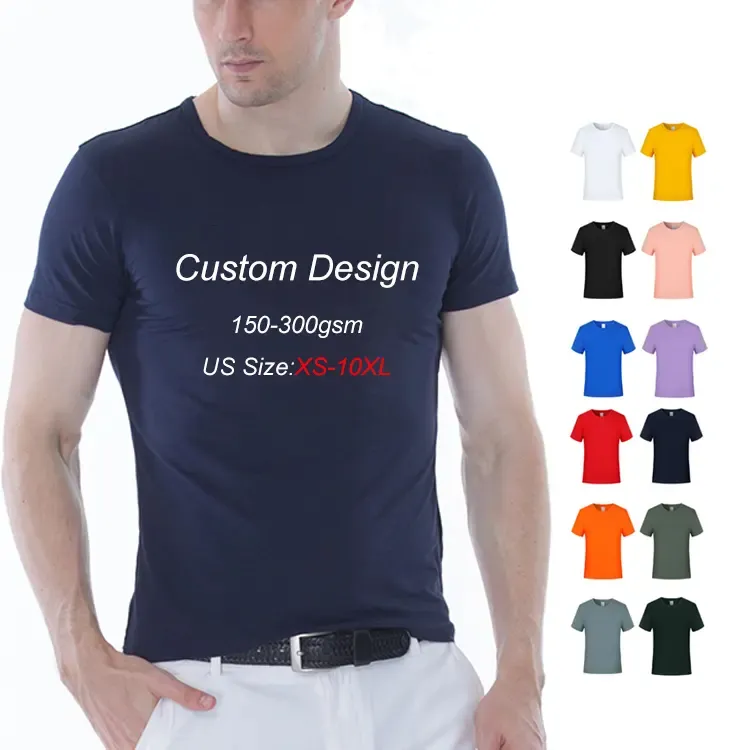 Printing t shirt soft round neck