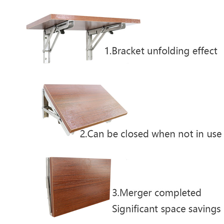 White Metal Shelf Brackets