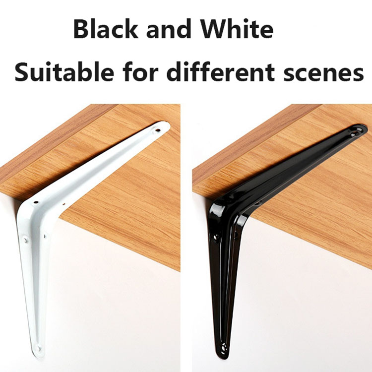 Black Metal Decorative Shelf Brackets