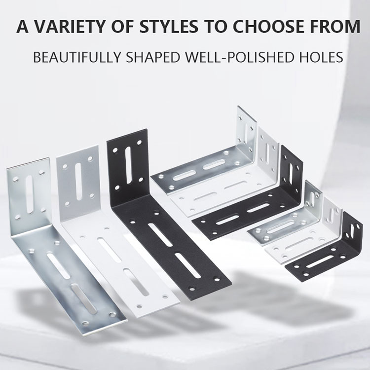 White Metal Shelving Brackets