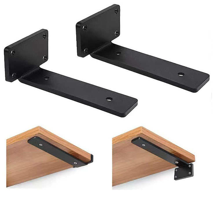 Metal Black Shelf Brackets