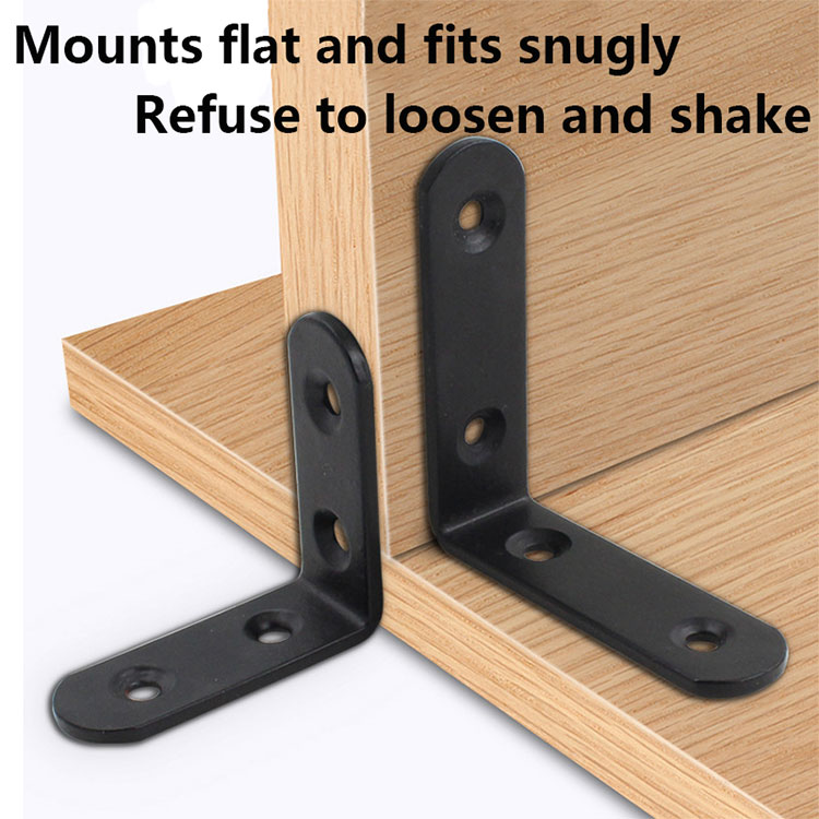 Black Steel Shelf Brackets