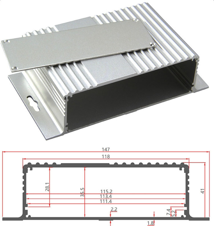 Electronic Aluminum Enclosure Box