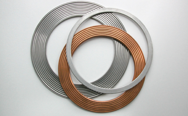 Spiral Wound Gasket with Inner and Outer Rings 1