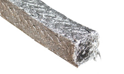 Graphite packing wrapped with Aramid Mesh 1