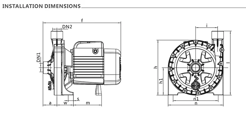 Plastic Centrifugal Water Pump