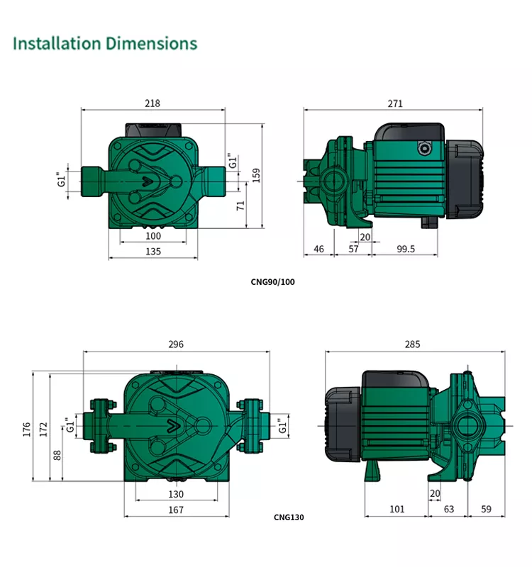 In line centrifugal Water Pump