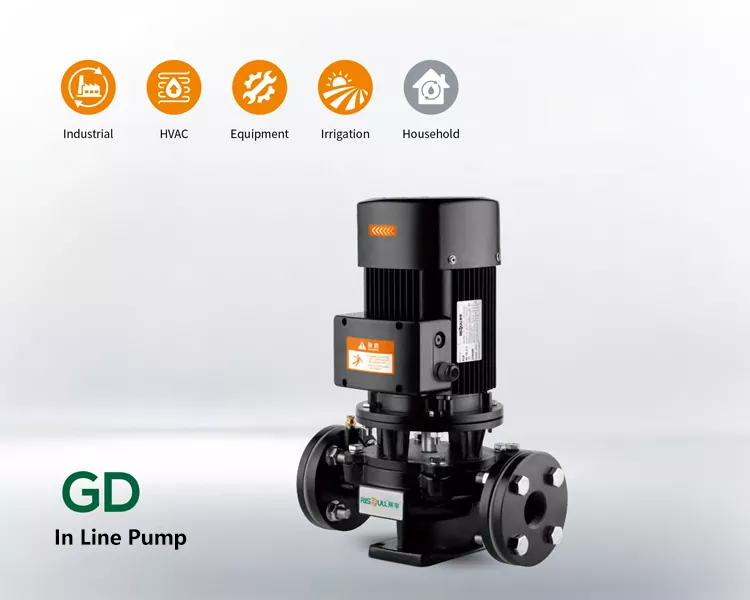 Heavy Duty Industrial In Line Water Pump