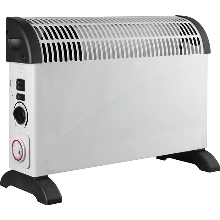 Calentador convector de 2000 W con ventilador turbo y temporizador