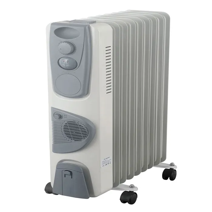 Chauffe-huile électrique 2000W avec ventilateur 9 nervures