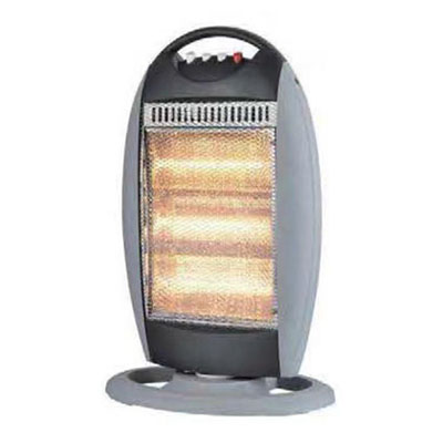 Oscillating Home Halogen Heater 1200W With Handle