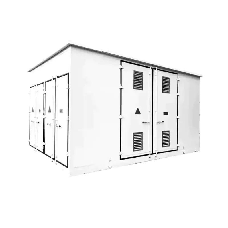 Photovoltaic Box Transformator Prefabricerad transformatorstation