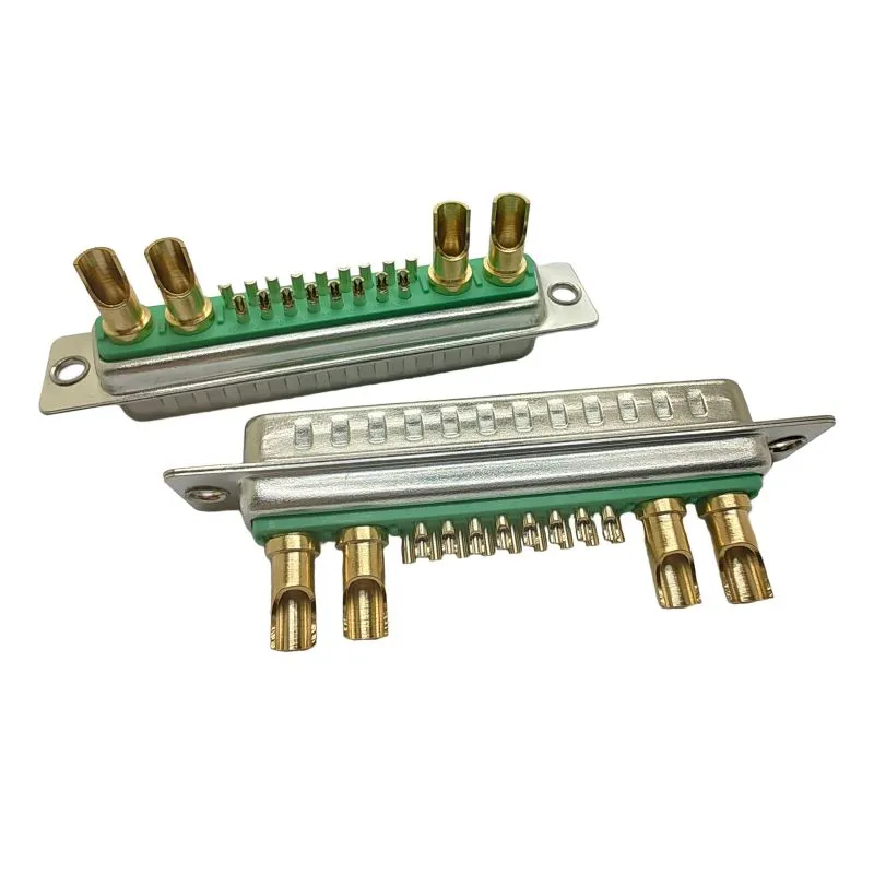 Combinatie 21W4 D-Sub-connector met hoge stroomsterkte