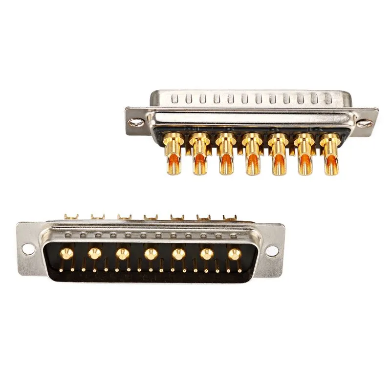 D-Sub 24W7 signaal-combinatieconnector met hoge stroomsterkte