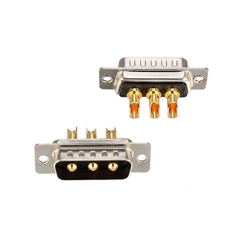 Conector combinado D-Sub 3W3 de alta corrente