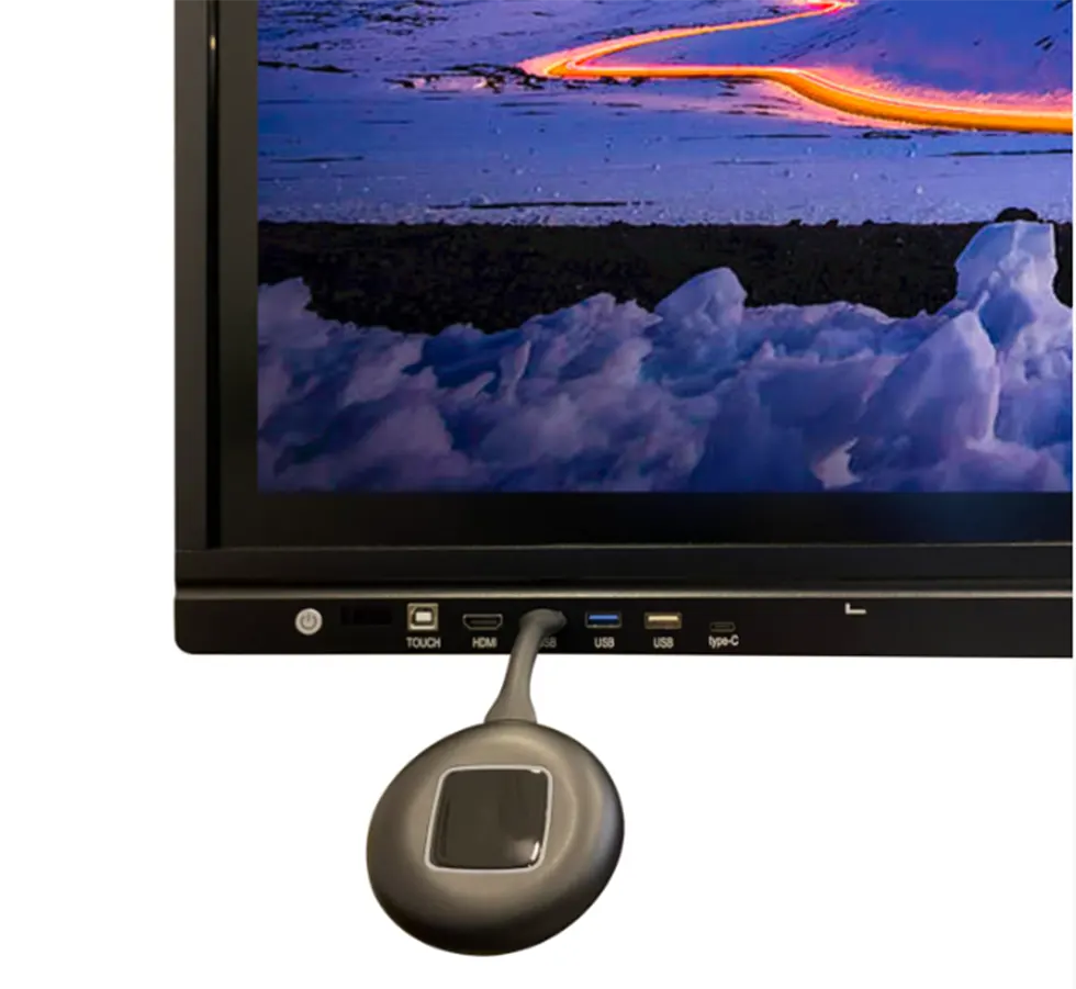 Wireless Screen Projection For Interactive Flat Panel