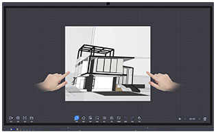 Infrared Touch Interactive Flat Panel Display