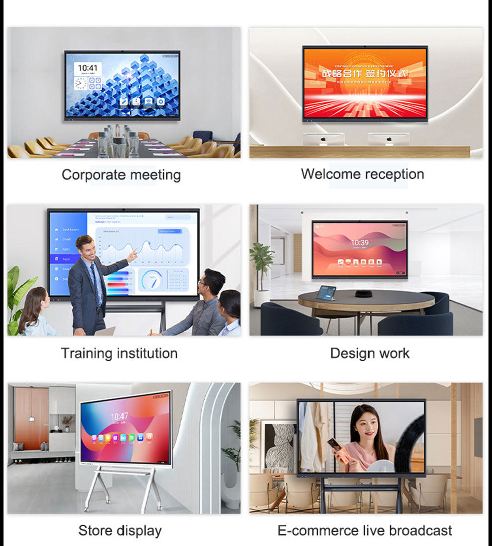 Infrared Touch Interactive Flat Panel Display