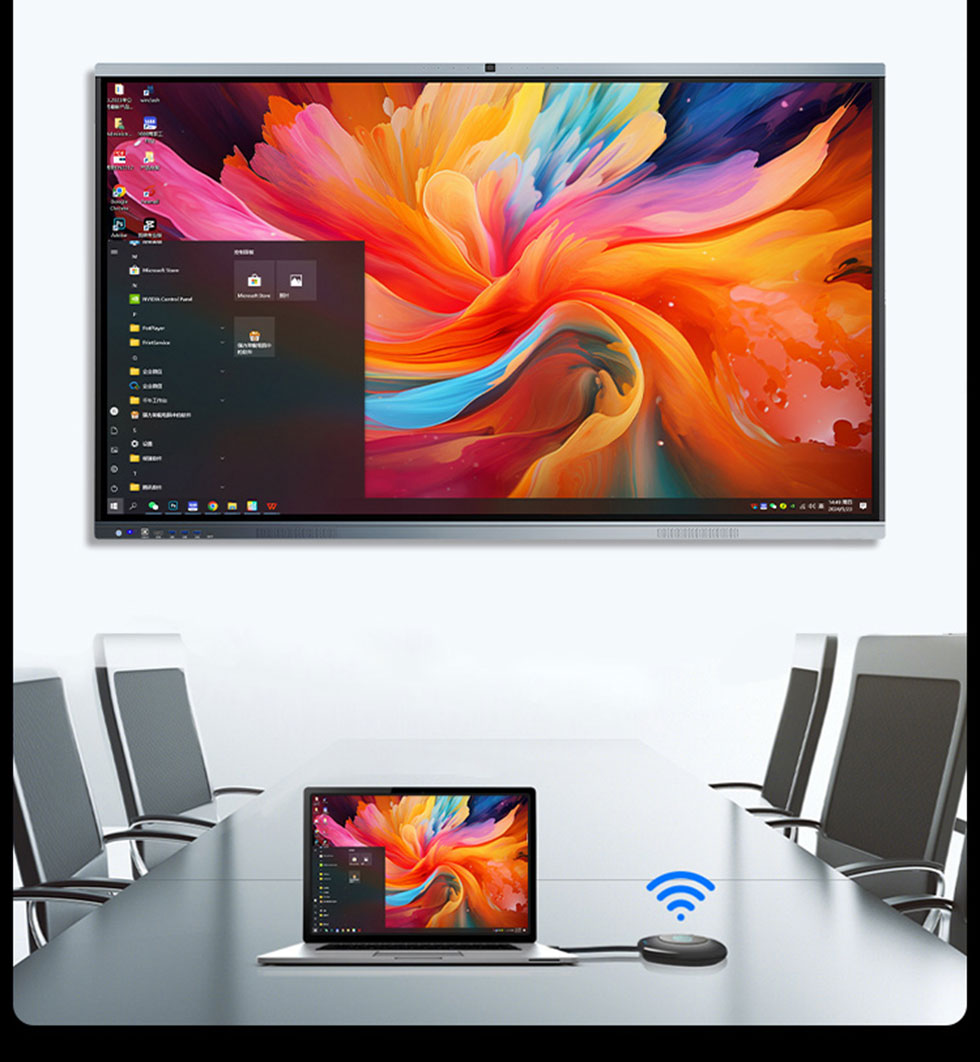 Infrared Touch Interactive Flat Panel Display