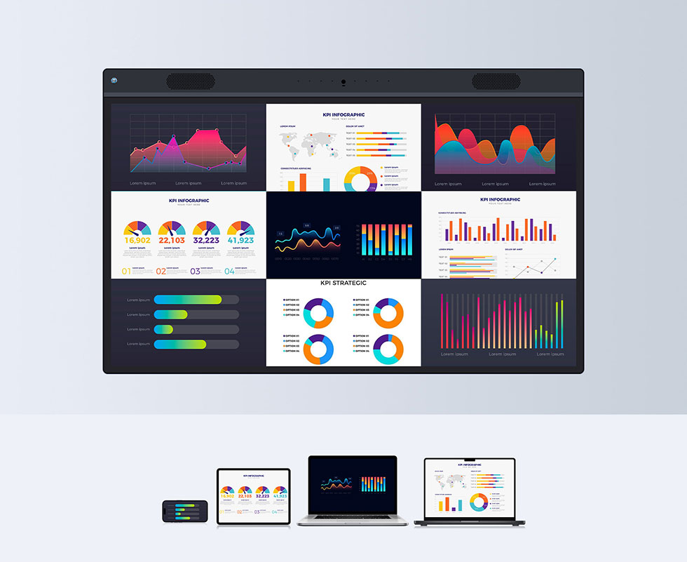 Capacitive Touch Conference Display