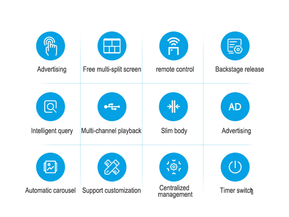 Ultra-Slim Double-Sided Advertising Device