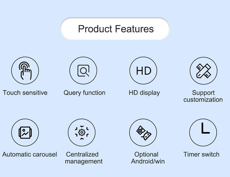 Capacitive Touch Advertising Digital Signage