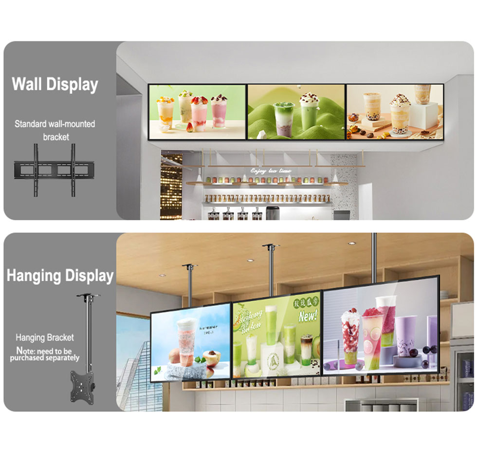 Horizontal Screen Advertising Digital Signage