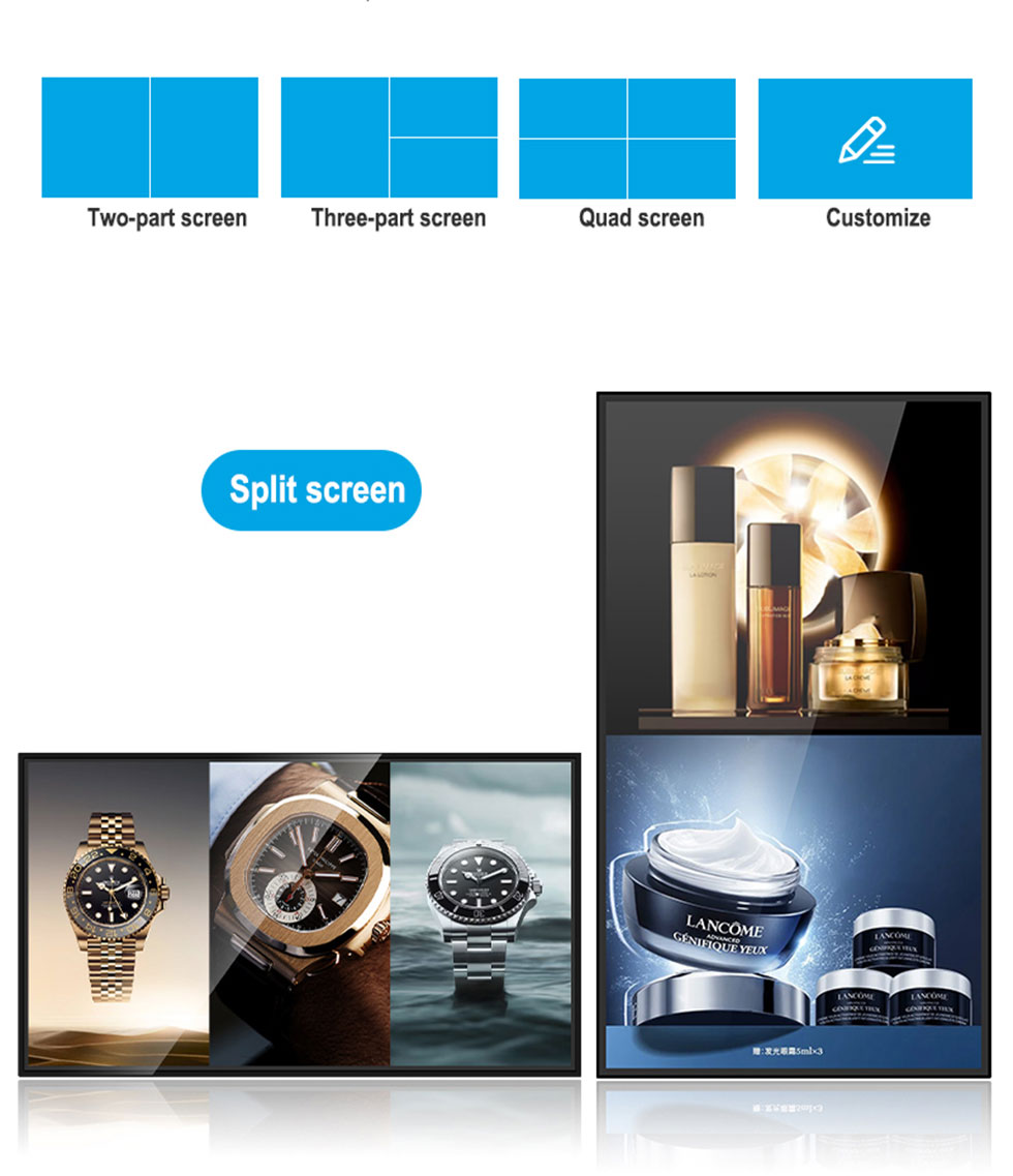 Horizontal Screen Advertising Digital Signage