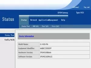 G-1426-MA Dual Band Wifi6 GPON ONU ONT