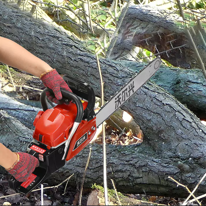 How to adjust the idle speed of a high-power chainsaw