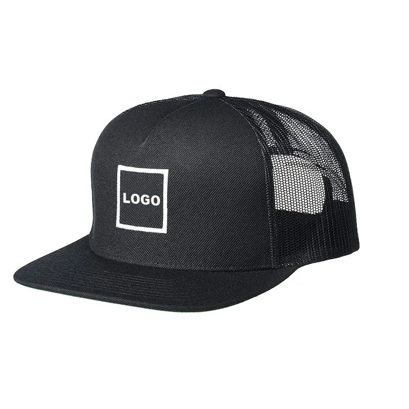 Snapback mesh-hoed met 5 panelen