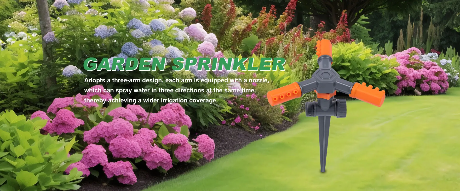 Fábrica de sprinklers para jardim