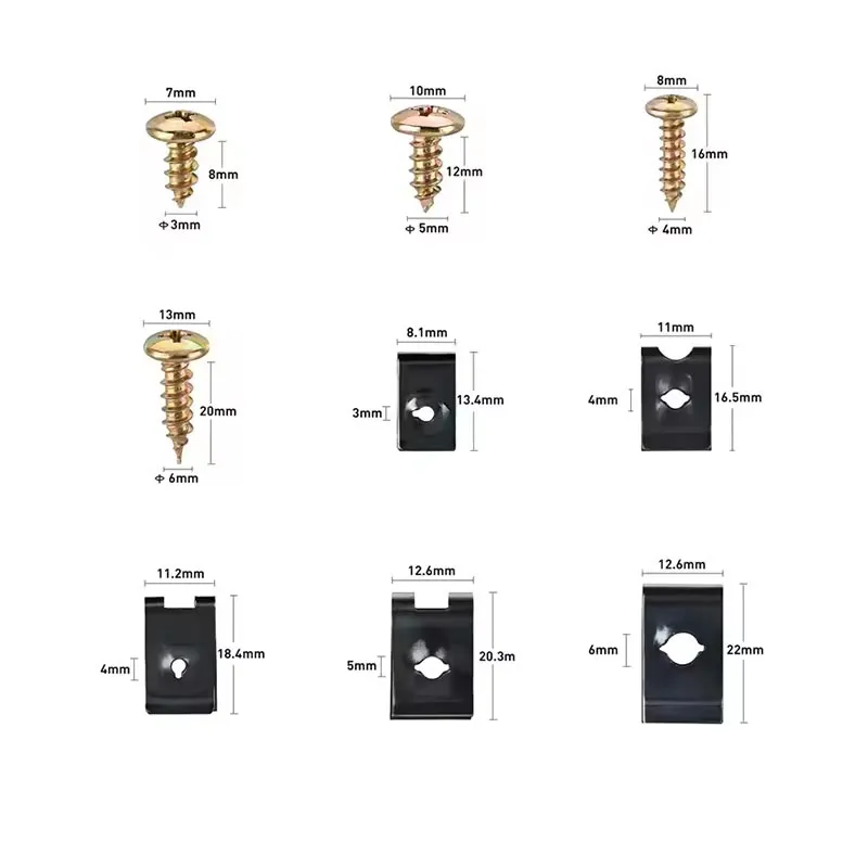 Automotive Body Metal Fasteners Clips