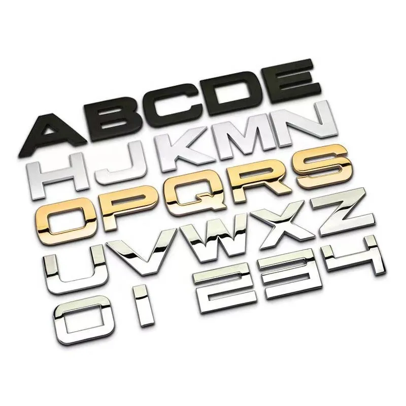 3D-Abs-Buchstaben-Auto-Emblem