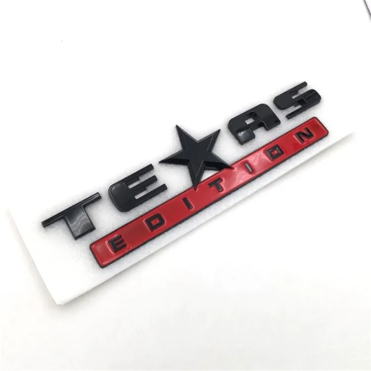 3d ABS Plastic Chrome Letter Sticker Emblem