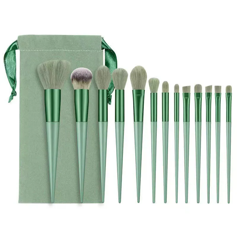 What materials are cosmetic brushes made of?